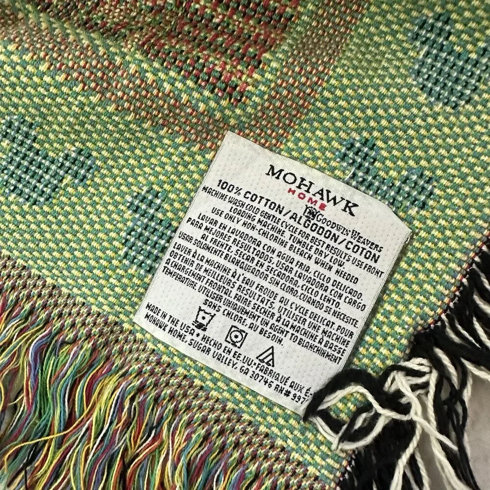 Walt Disney World Tapestry Woven Throw Blanket Cinderella Castle Mohawk